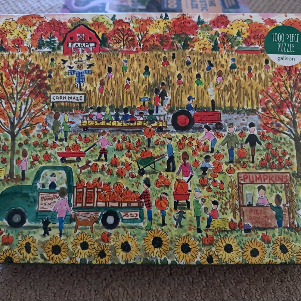 Galison Farm Scene Puzzle - 1000 Piece Jigsaw